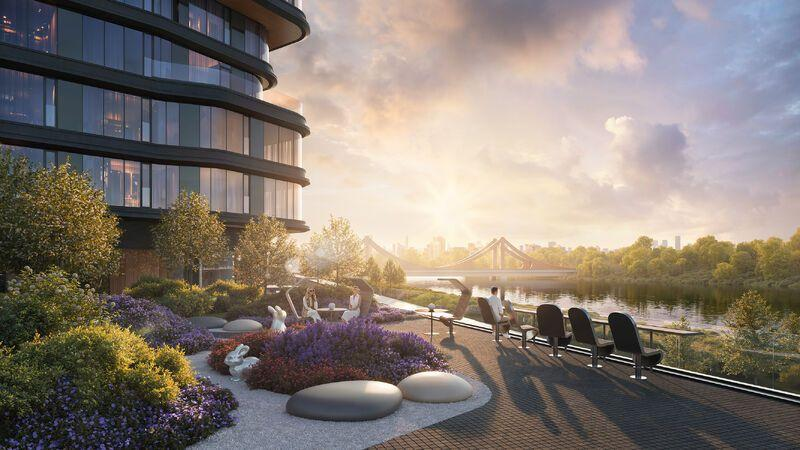 3-комнатная 121 м2 в ЖК Остров корпус null этаж 10