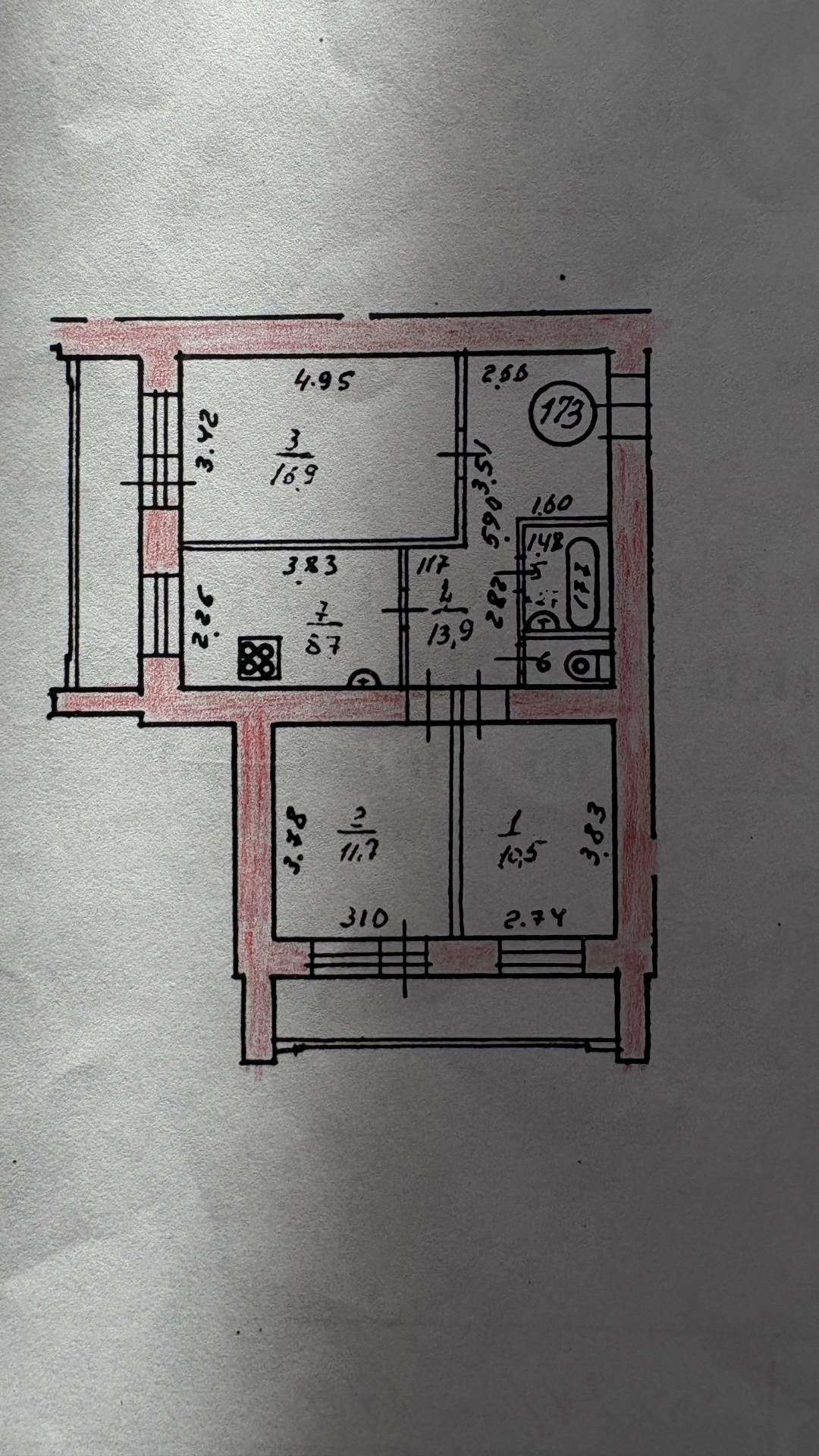 3-комнатная 72 м2 в ЖК undefined корпус null этаж 8