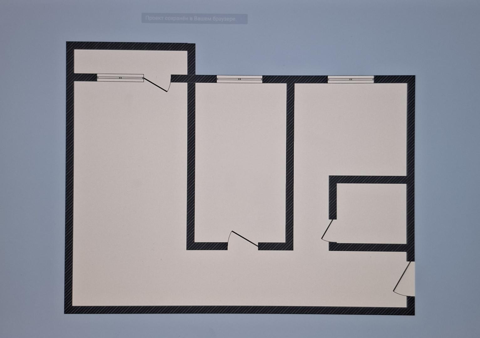 2-комнатная 44 м2 в ЖК undefined корпус null этаж 2
