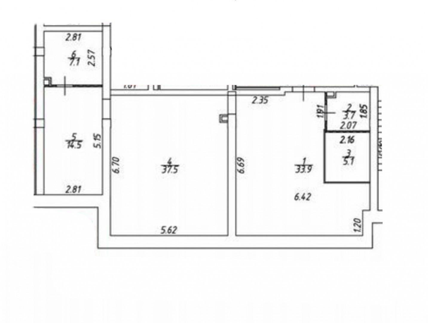 3-комнатная 101.8 м2 в ЖК undefined корпус null этаж 5