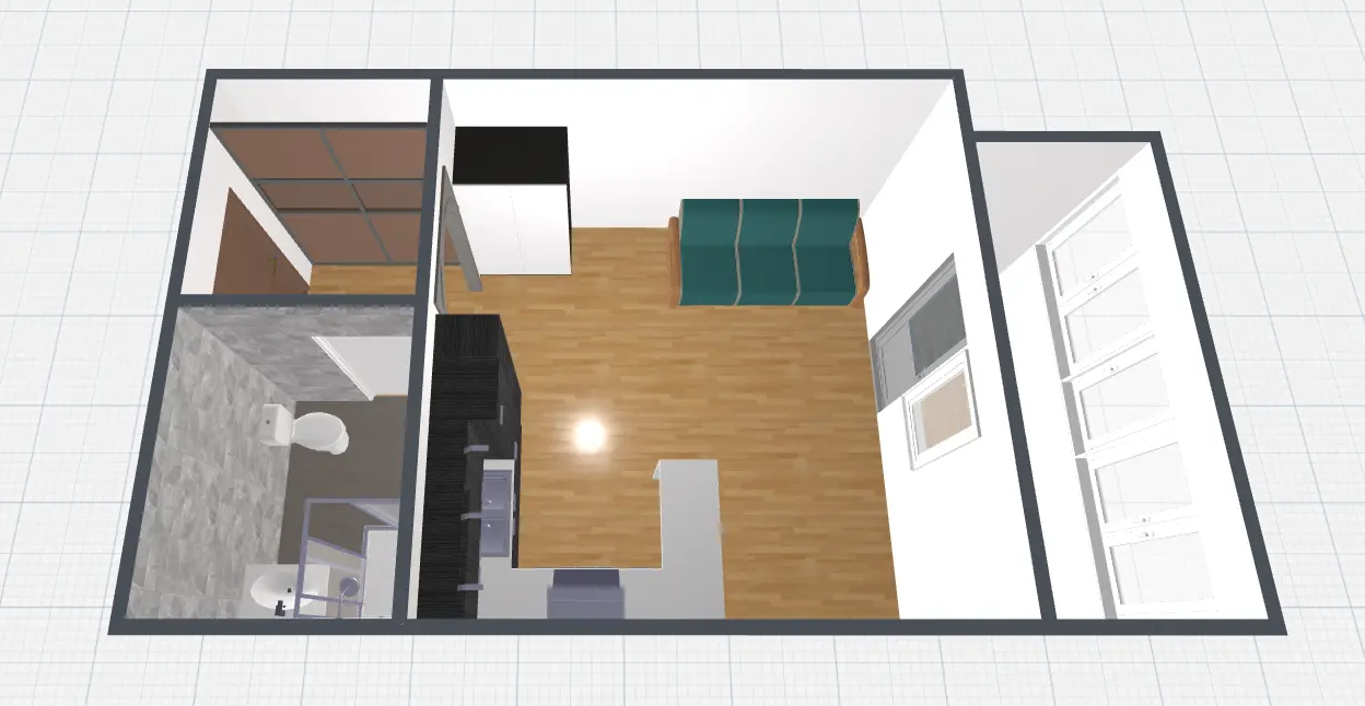 Студия 24.8 м2 в ЖК undefined корпус null этаж 4