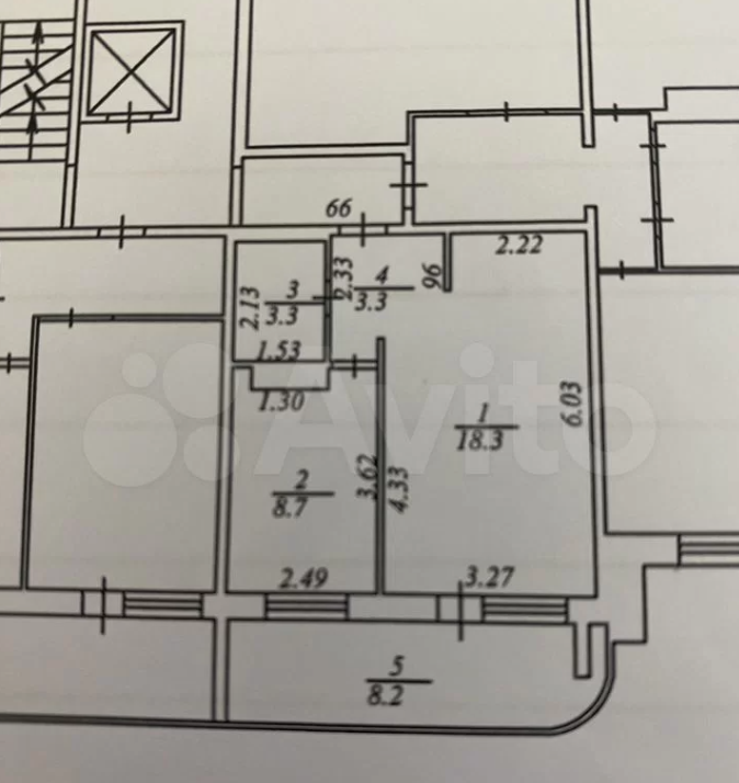 1-комнатная 34 м2 в ЖК undefined корпус null этаж 5