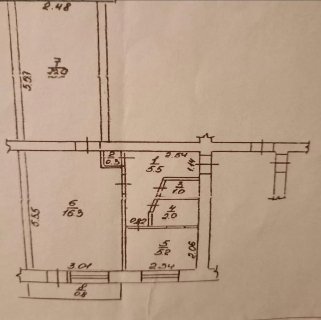 2-комнатная 44.2 м2 в ЖК undefined корпус null этаж 3