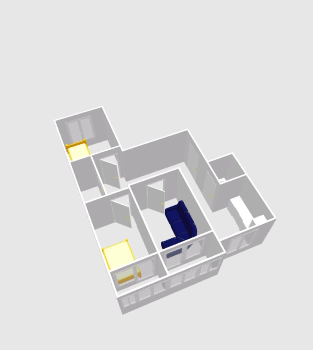 3-комнатная 79.5 м2 в ЖК undefined корпус null этаж 14
