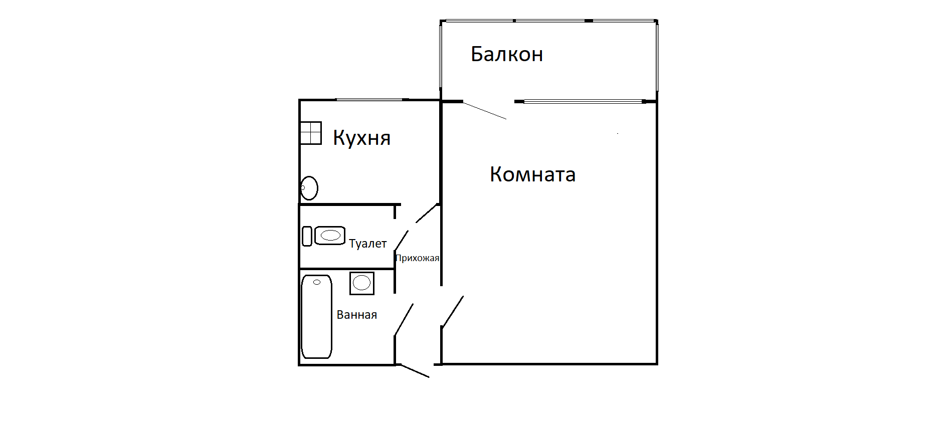 1-комнатная 31.8 м2 в ЖК undefined корпус null этаж 4
