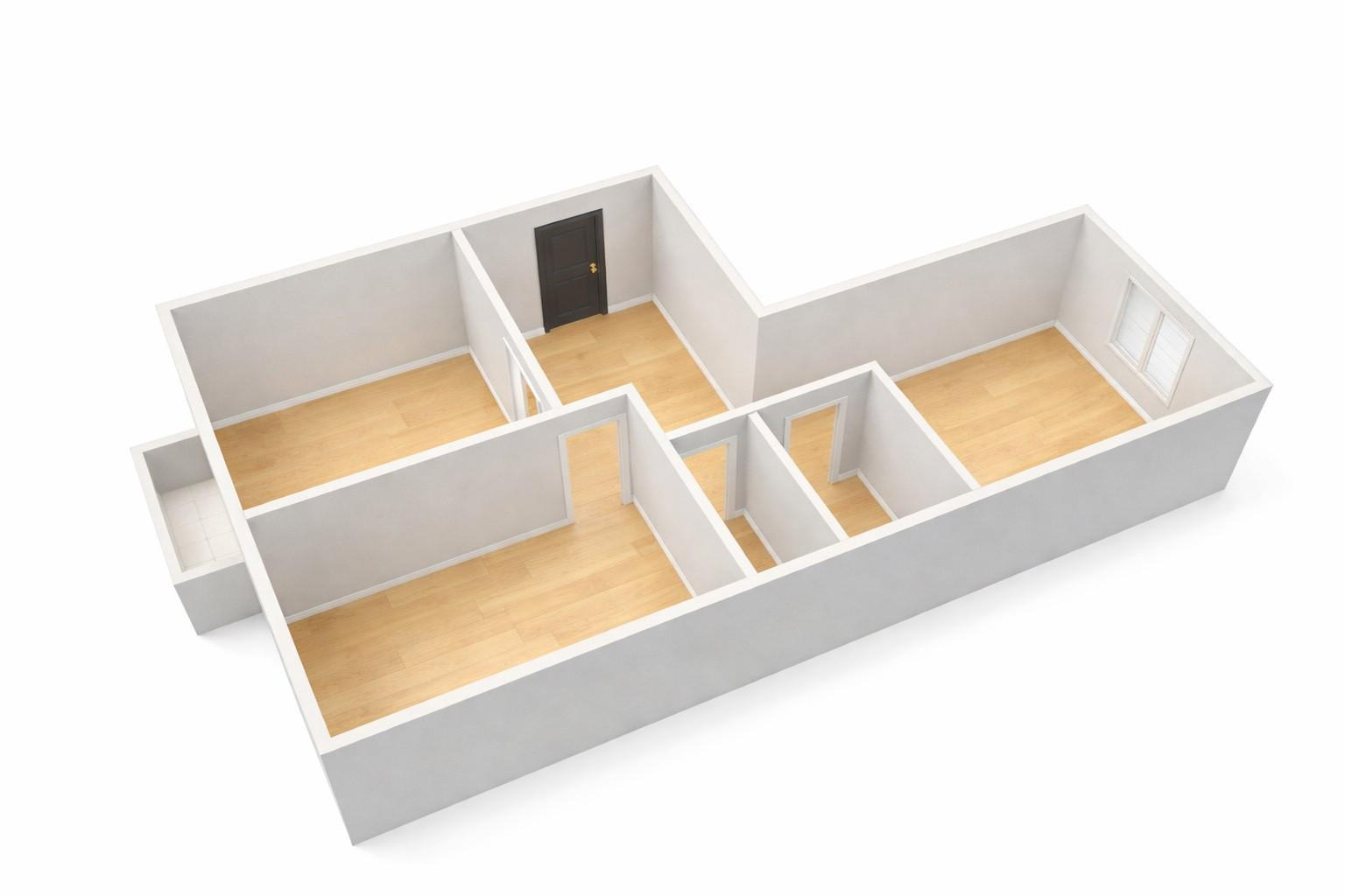 2-комнатная 53 м2 в ЖК undefined корпус null этаж 1