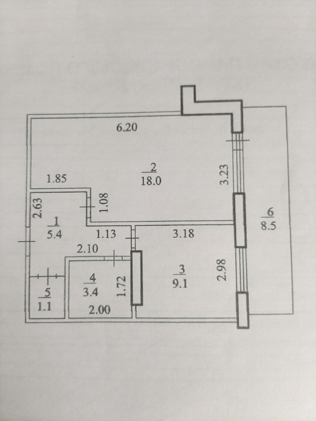1-комнатная 37 м2 в ЖК undefined корпус null этаж 3