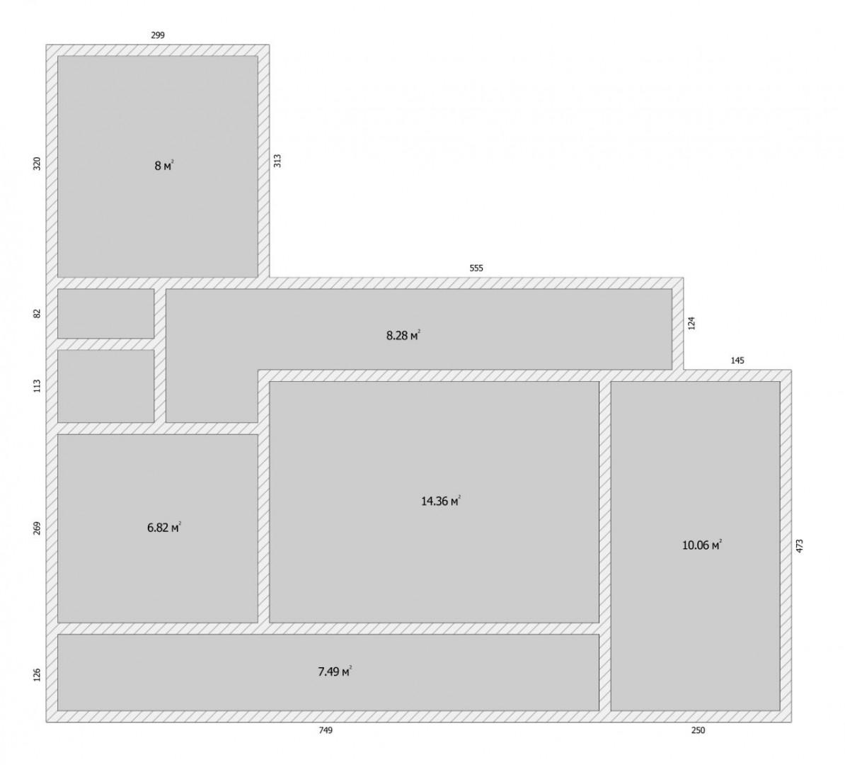 3-комнатная 60.4 м2 в ЖК undefined корпус null этаж 5