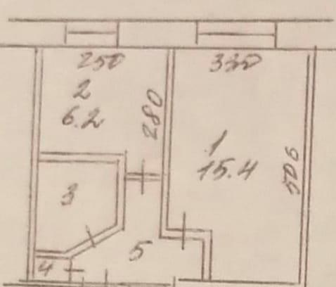 1-комнатная 29 м2 в ЖК undefined корпус null этаж 1