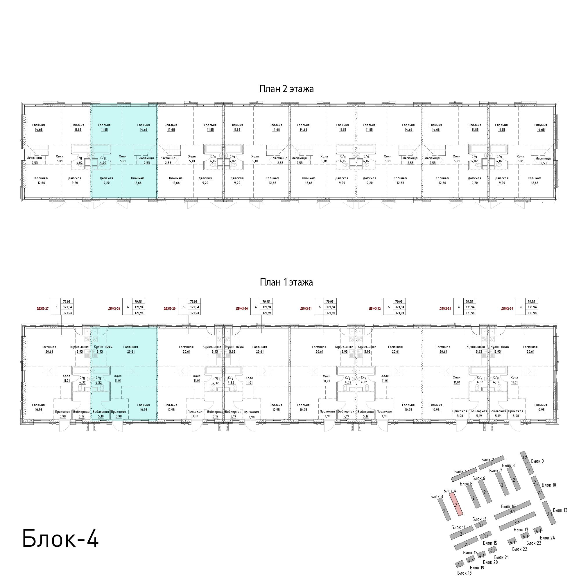 6-комнатная 121 м2 в ЖК Эко Усадьба Троицкое корпус null этаж 1