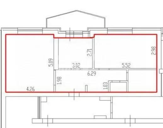 2-комнатная 63.2 м2 в ЖК undefined корпус null этаж 4