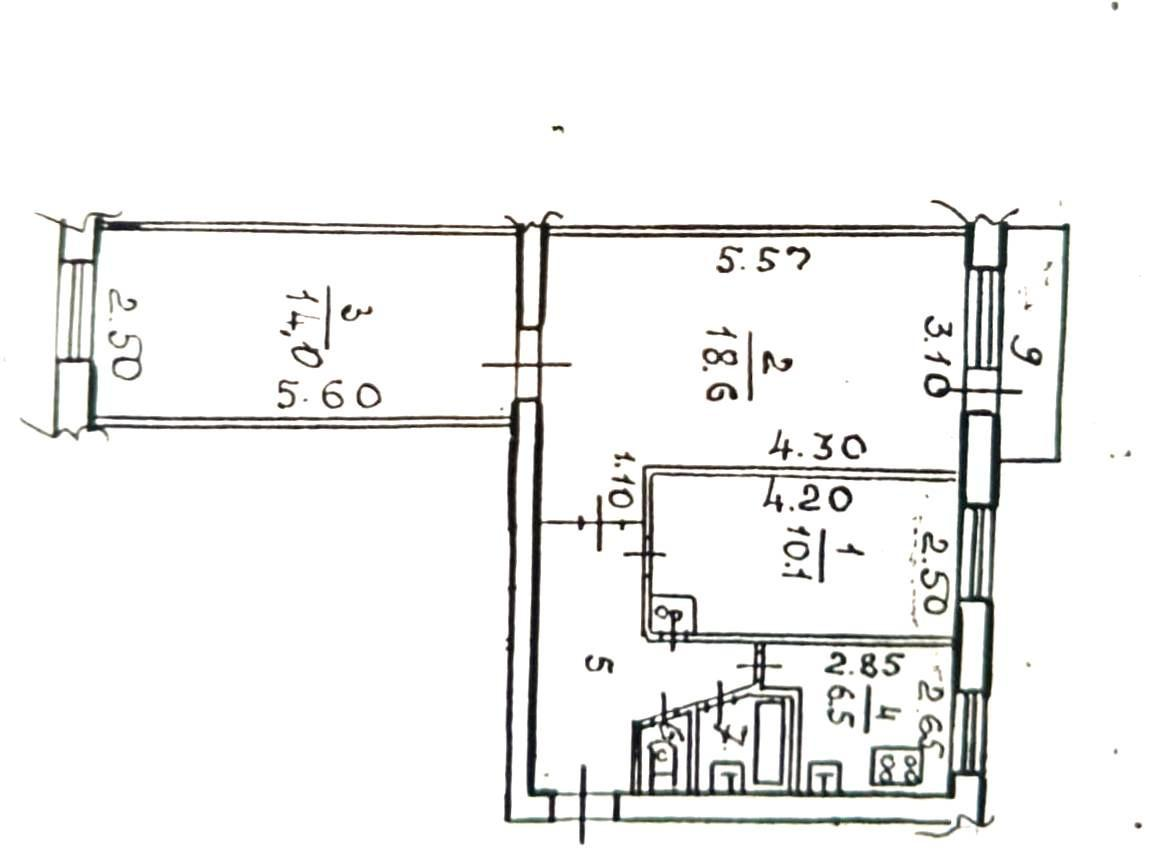 3-комнатная 60 м2 в ЖК undefined корпус null этаж 3
