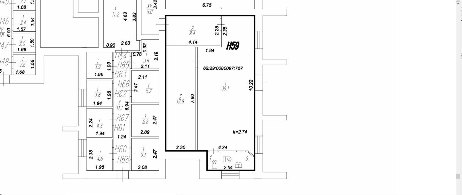 Студия 71 м2 в ЖК undefined корпус null этаж null