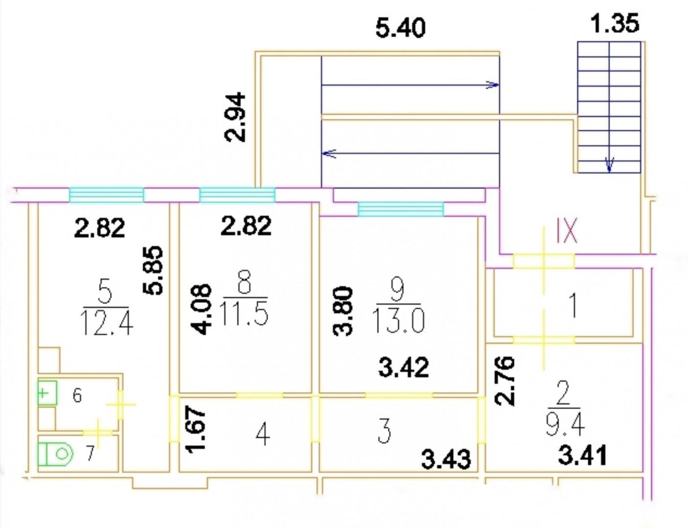Студия 64.1 м2 в ЖК undefined корпус null этаж null