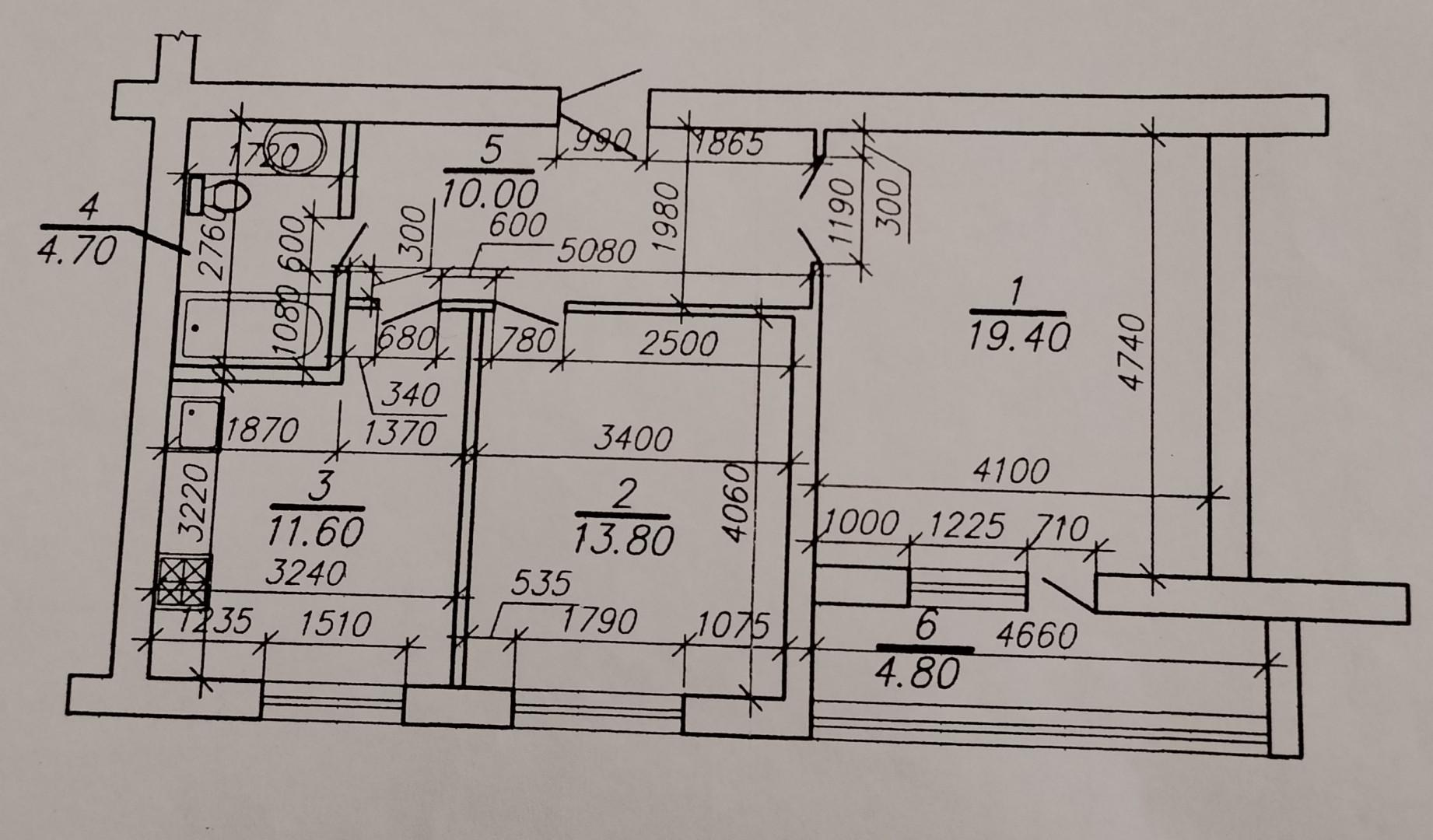 2-комнатная 64.3 м2 в ЖК undefined корпус null этаж 8