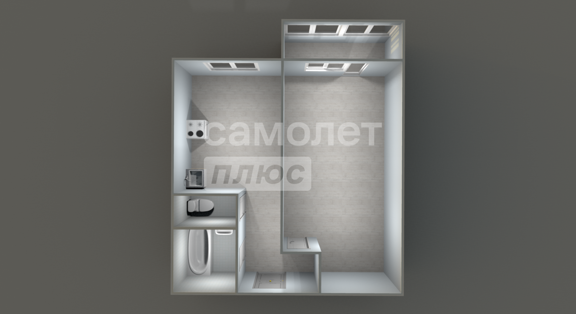 1-комнатная 38.7 м2 в ЖК undefined корпус null этаж 8