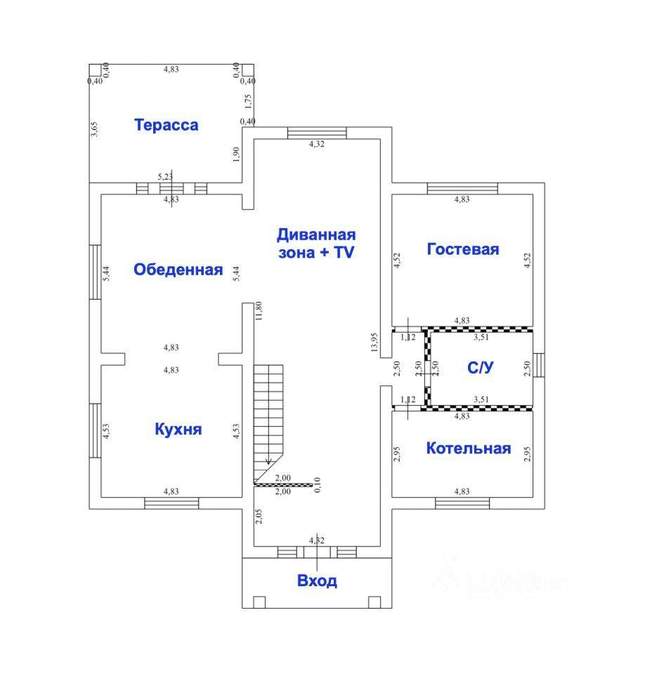 4-комнатная 311 м2 в ЖК undefined корпус null этаж null