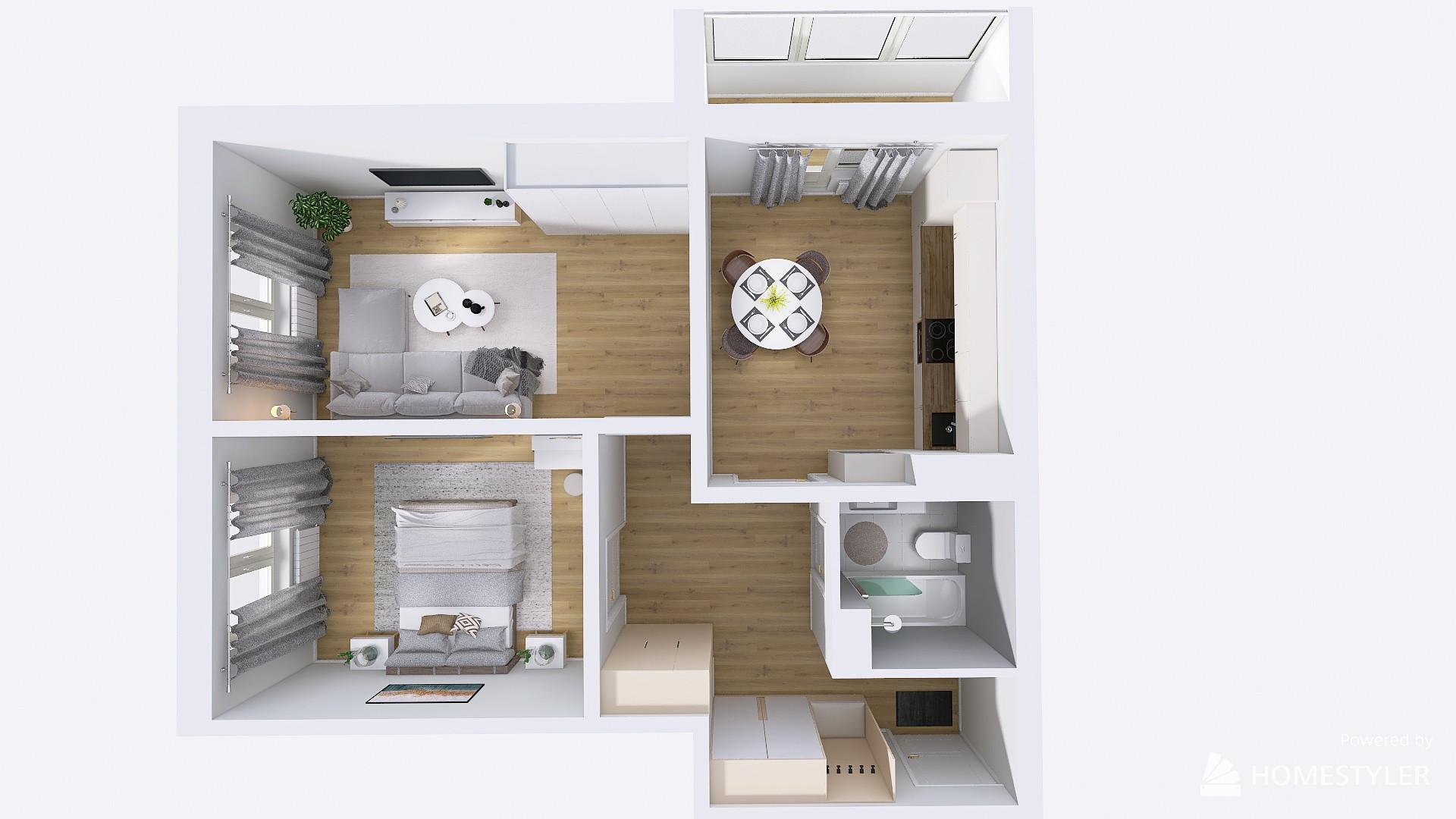 2-комнатная 62.1 м2 в ЖК undefined корпус null этаж 15