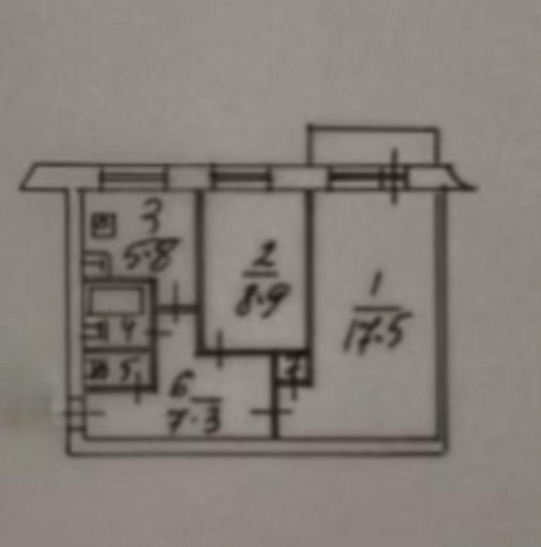 2-комнатная 44.1 м2 в ЖК undefined корпус null этаж 4