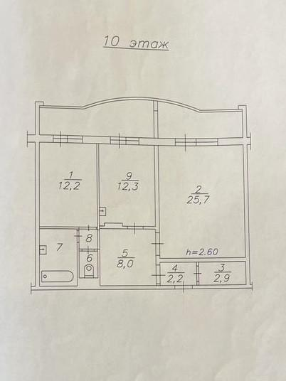 2-комнатная 70.3 м2 в ЖК undefined корпус null этаж 10