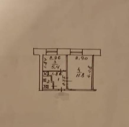2-комнатная 23.5 м2 в ЖК undefined корпус null этаж 1