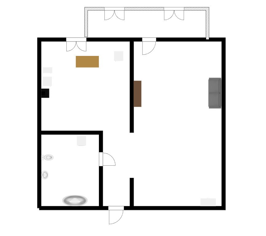 1-комнатная 25.8 м2 в ЖК undefined корпус null этаж 6