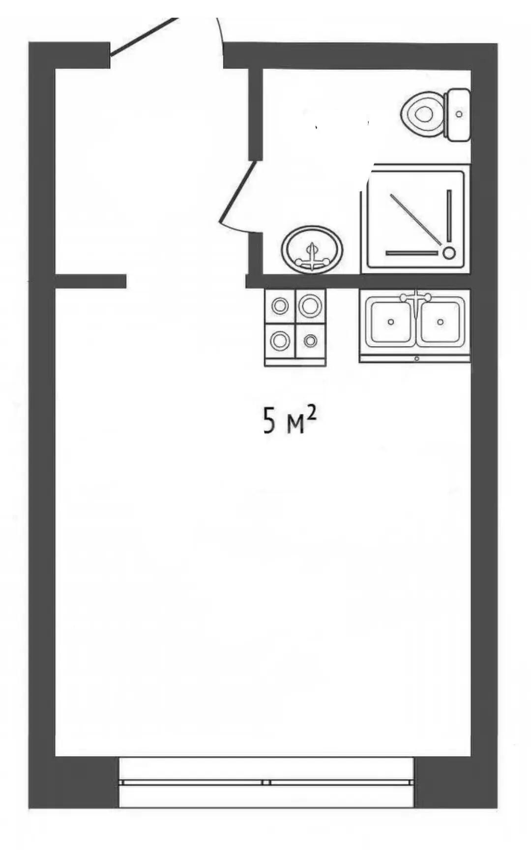Студия 19.9 м2 в ЖК undefined корпус null этаж 6