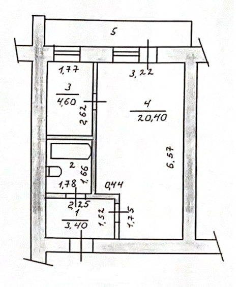 1-комнатная 35.8 м2 в ЖК undefined корпус null этаж 11