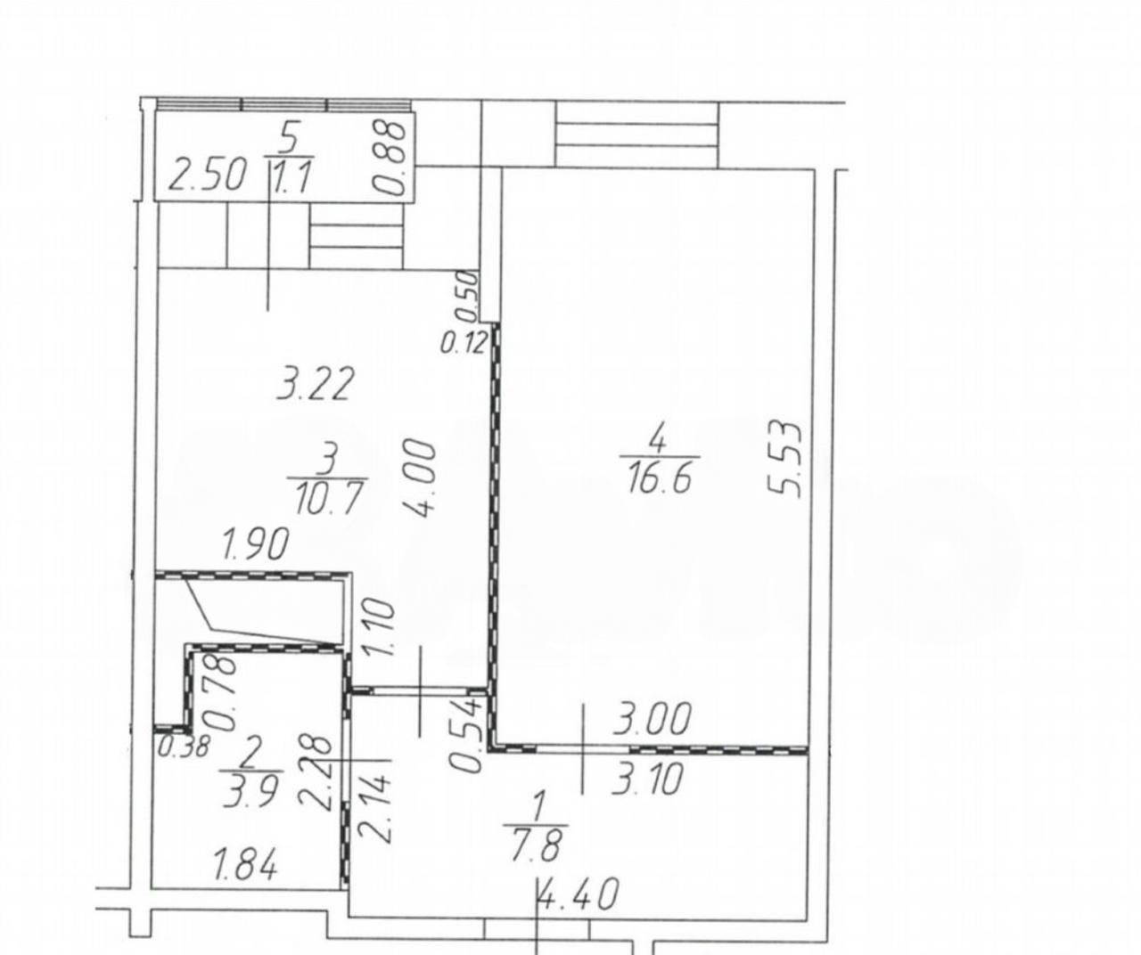 1-комнатная 40.9 м2 в ЖК undefined корпус null этаж 6