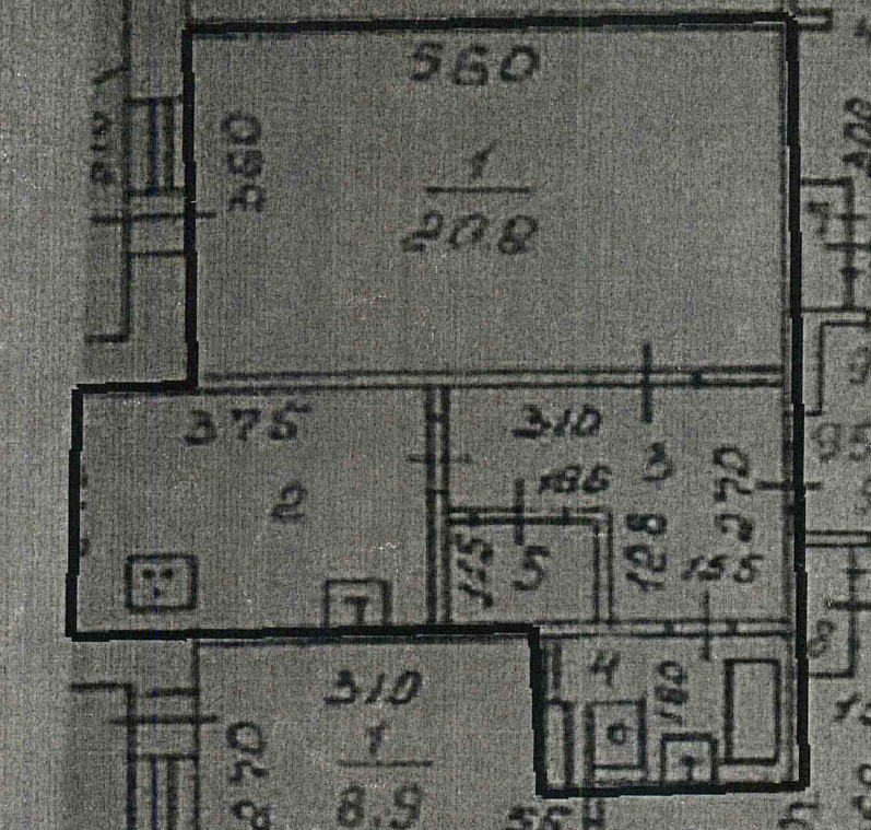 1-комнатная 41.8 м2 в ЖК undefined корпус null этаж 5
