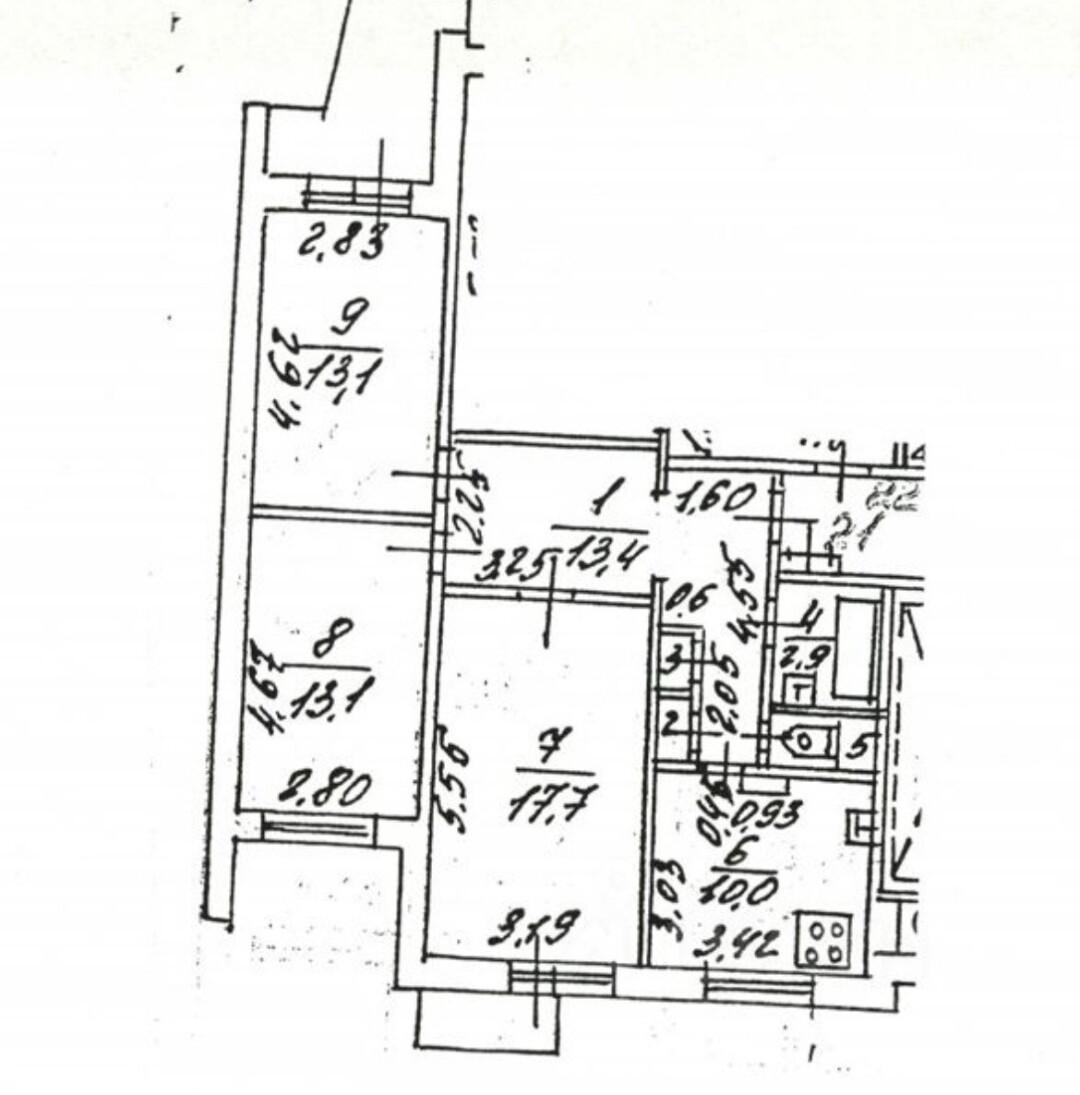 3-комнатная 72.5 м2 в ЖК undefined корпус null этаж 6