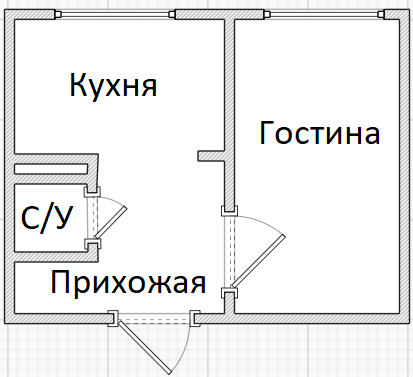 1-комнатная 50 м2 в ЖК undefined корпус null этаж 8