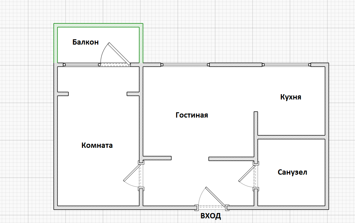 2-комнатная 57.3 м2 в ЖК undefined корпус null этаж 10