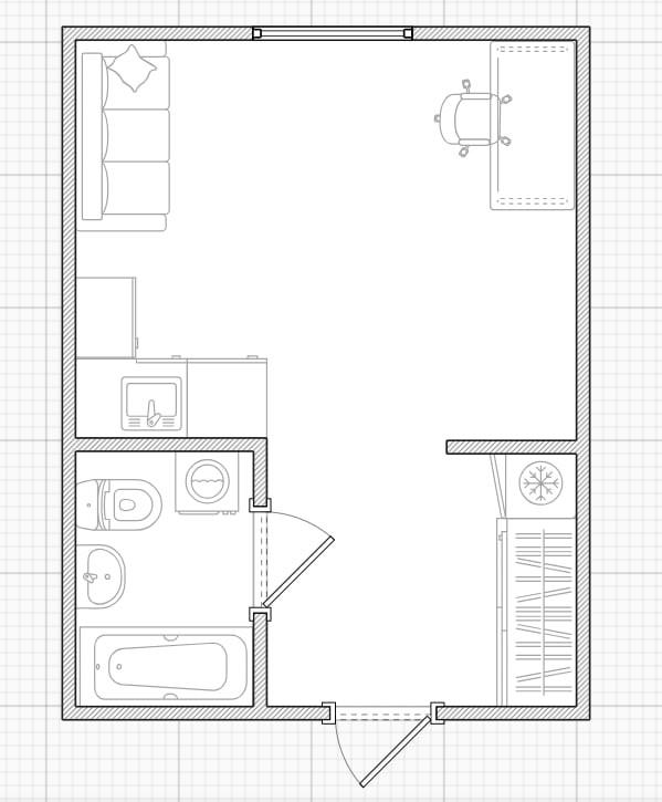 Студия 18 м2 в ЖК undefined корпус null этаж 3