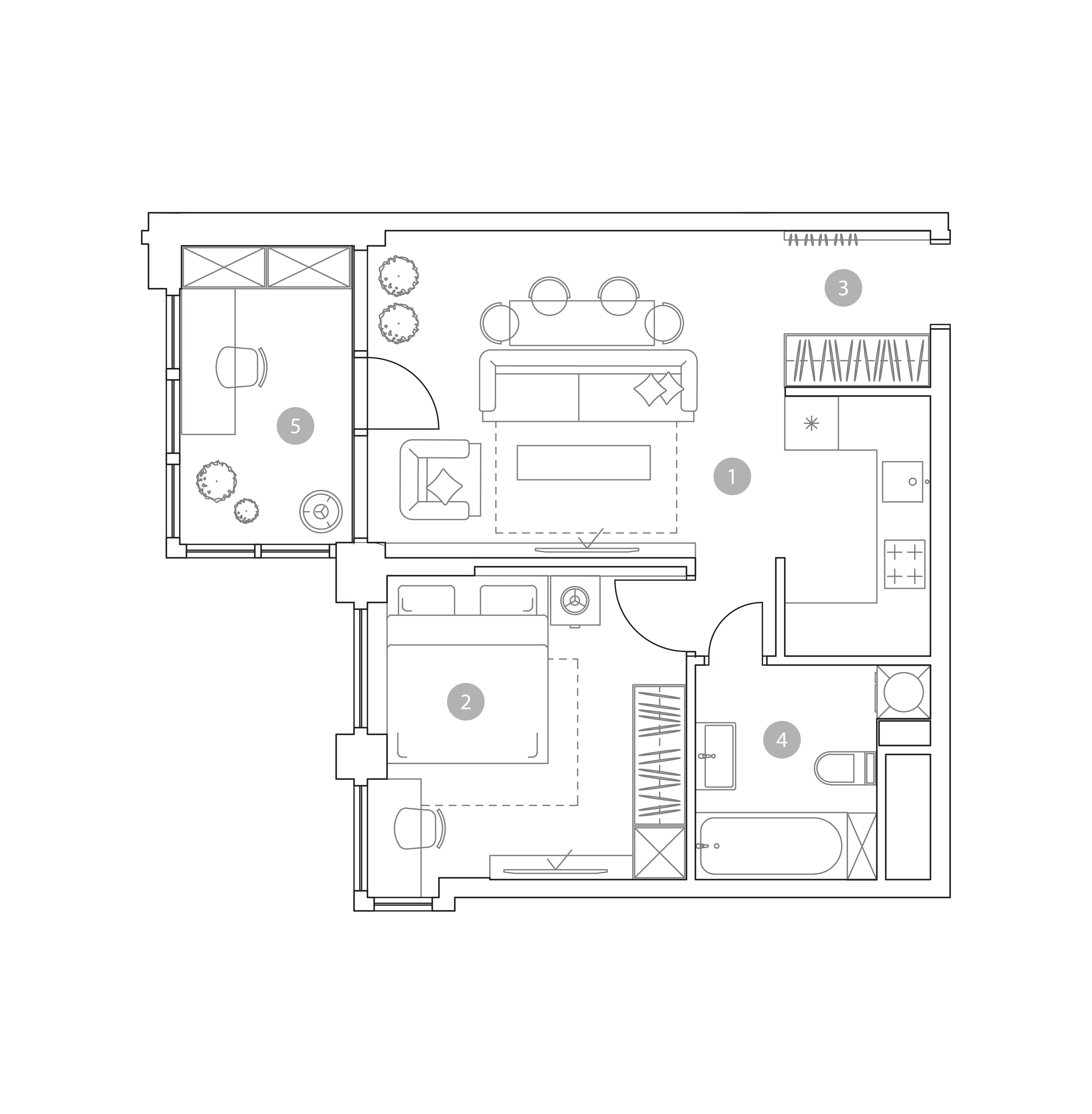 2-комнатная 46 м2 в ЖК VERY на Миклухо-Маклая корпус null этаж 16