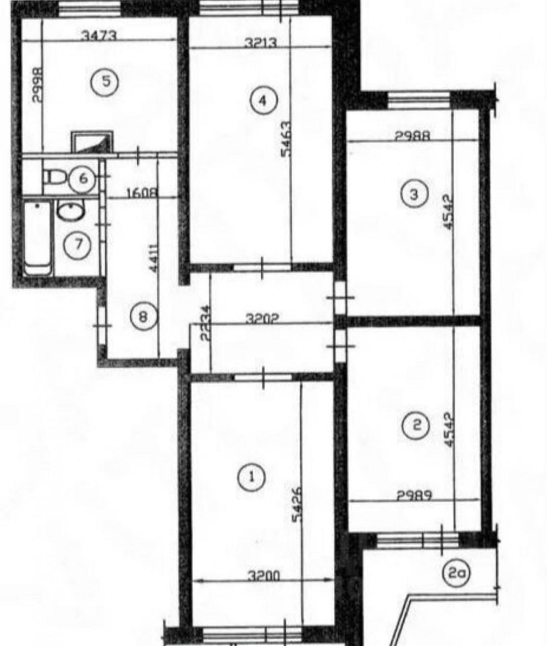 4-комнатная 100 м2 в ЖК undefined корпус null этаж 4