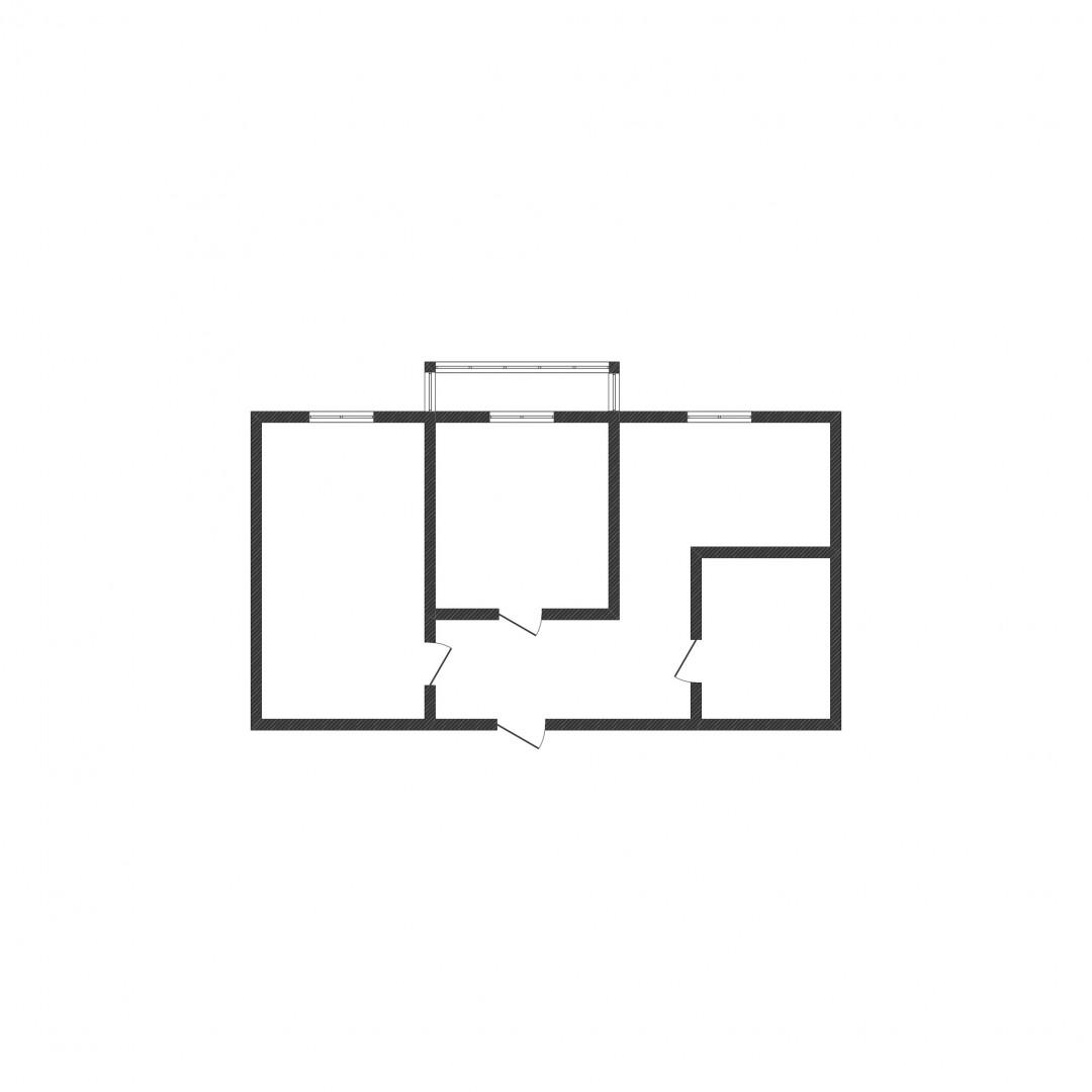 2-комнатная 40.4 м2 в ЖК undefined корпус null этаж 3