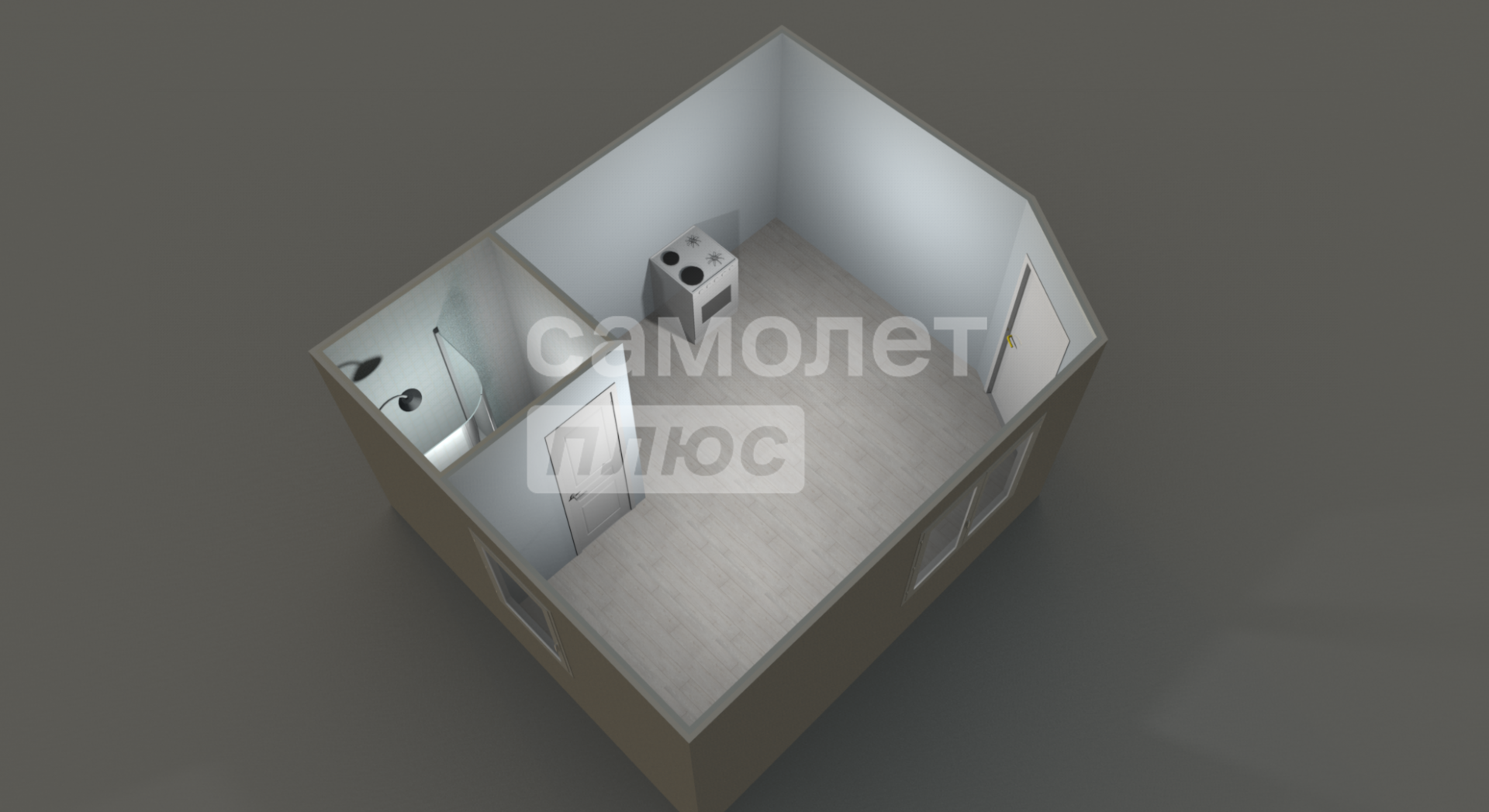 Студия 17 м2 в ЖК undefined корпус null этаж 1