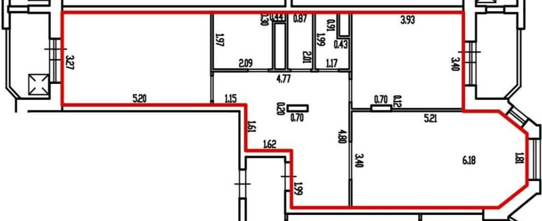 2-комнатная 73.7 м2 в ЖК undefined корпус null этаж 7