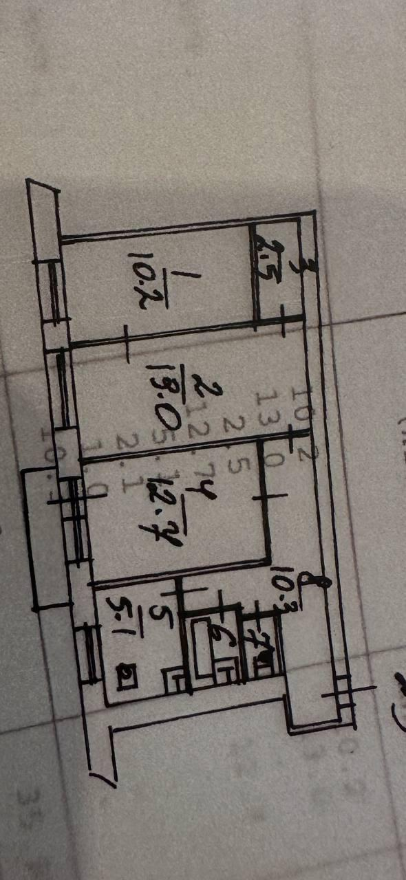 3-комнатная 64 м2 в ЖК undefined корпус null этаж 2