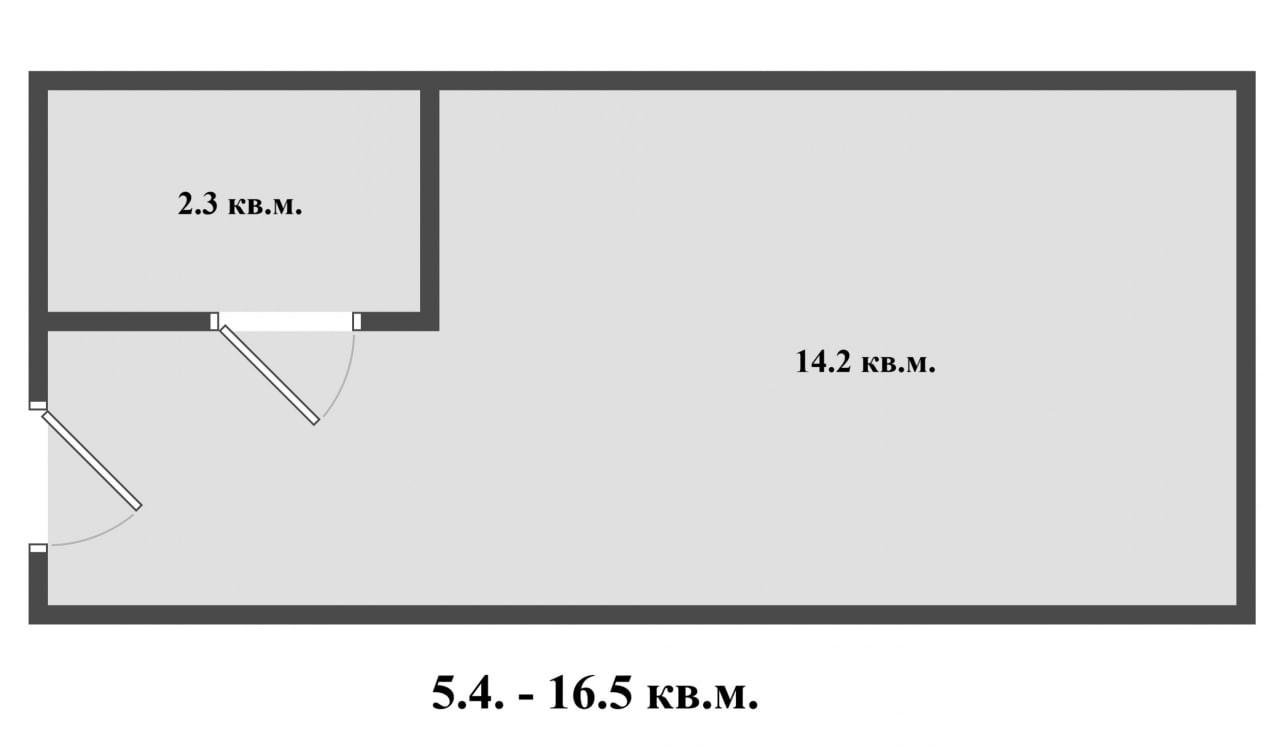 Студия 16.5 м2 в ЖК undefined корпус null этаж 3