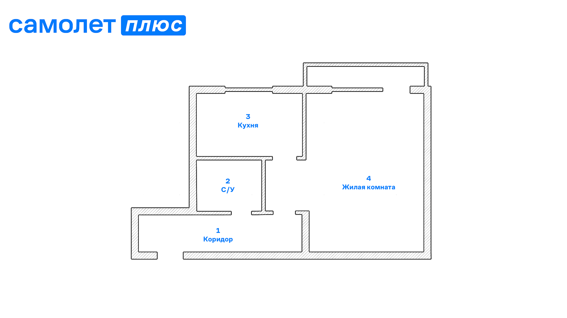 1-комнатная 31 м2 в ЖК undefined корпус null этаж 3