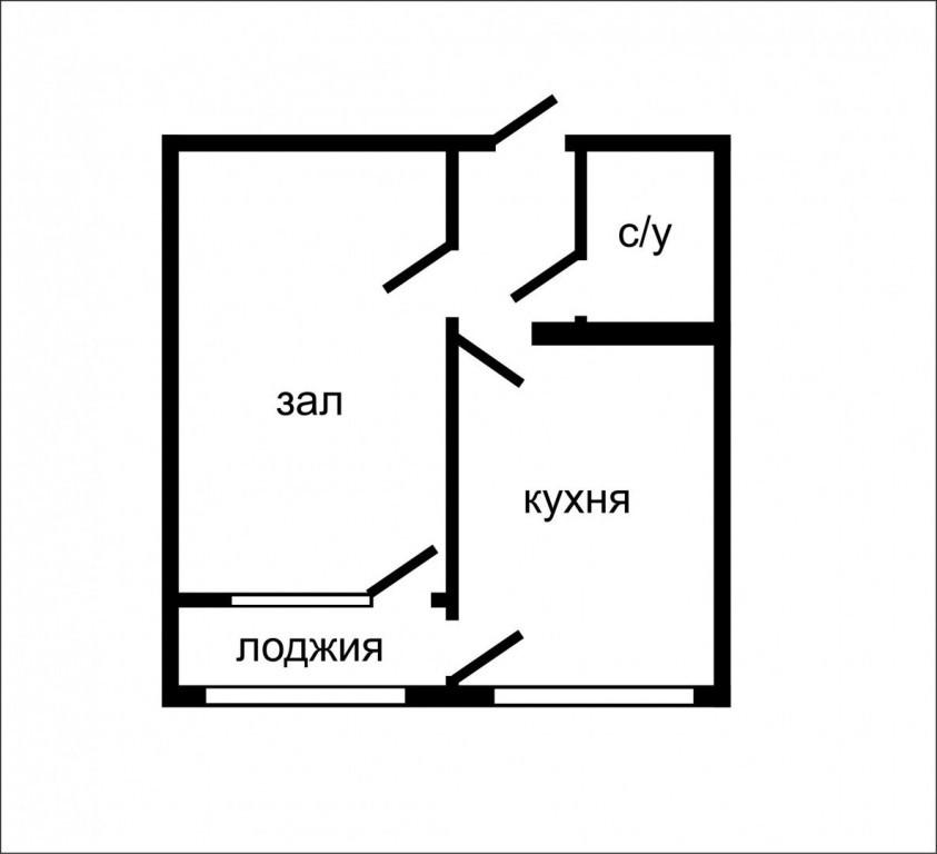 1-комнатная 32.6 м2 в ЖК undefined корпус null этаж 14