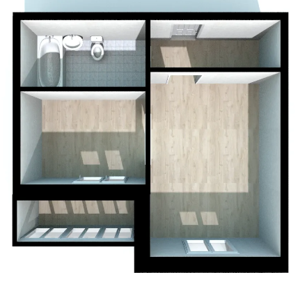 1-комнатная 31.4 м2 в ЖК undefined корпус null этаж 9