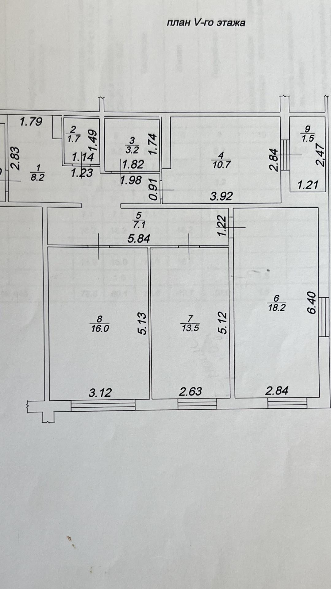 3-комнатная 78.6 м2 в ЖК undefined корпус null этаж 5