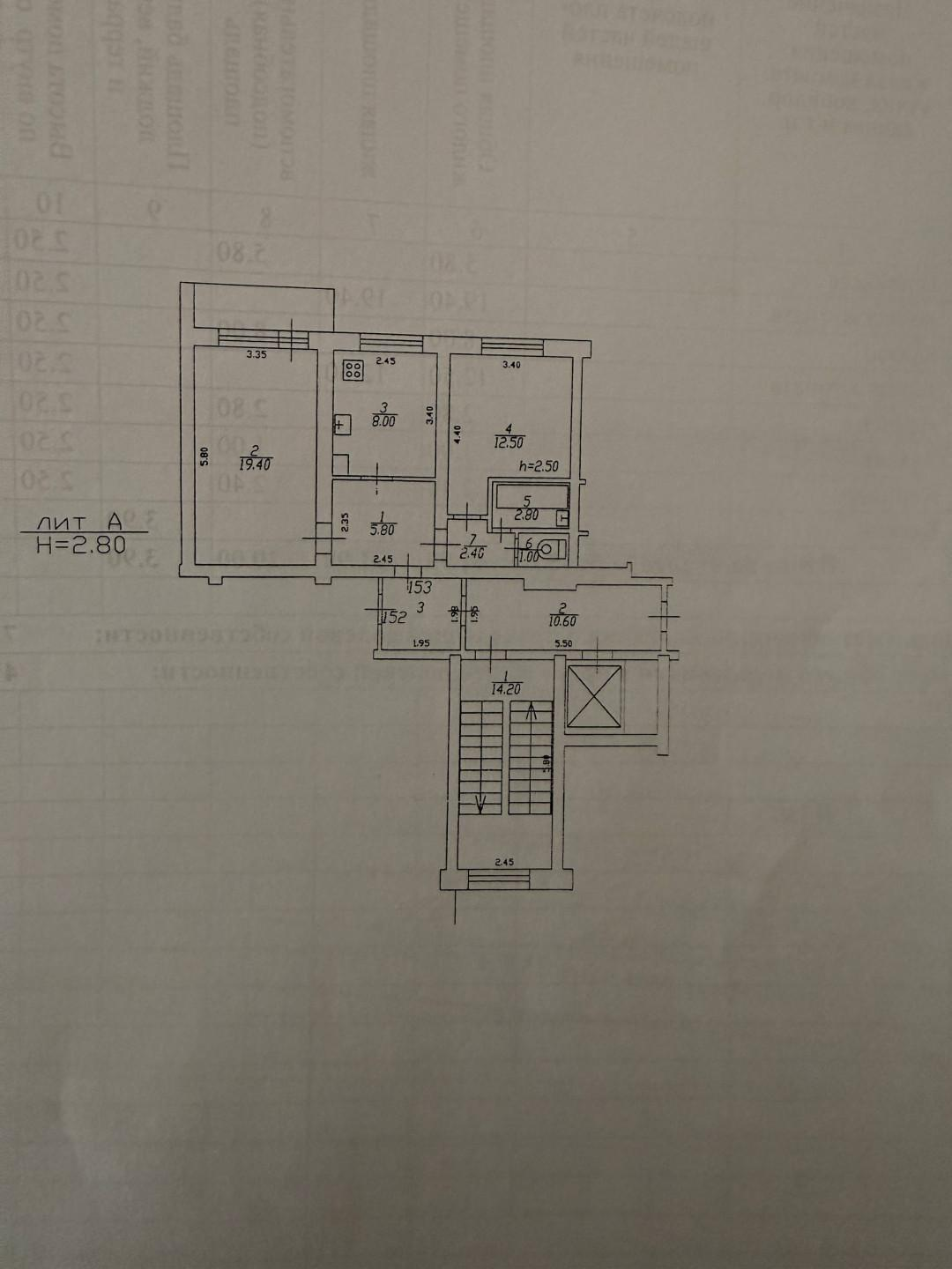 2-комнатная 51.9 м2 в ЖК undefined корпус null этаж 9