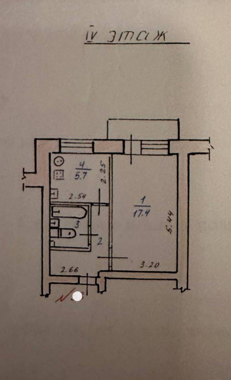 1-комнатная 31.7 м2 в ЖК undefined корпус null этаж 4