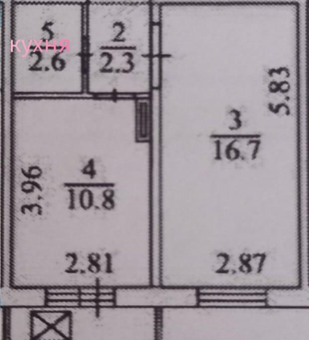 2-комнатная 40.8 м2 в ЖК undefined корпус null этаж 8