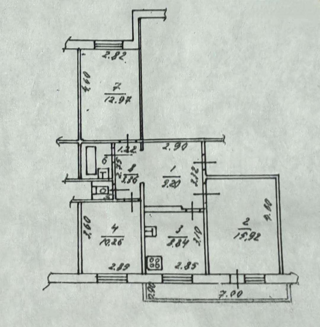 3-комнатная 67 м2 в ЖК undefined корпус null этаж 10