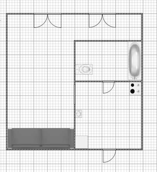 1-комнатная 25.8 м2 в ЖК undefined корпус null этаж 1